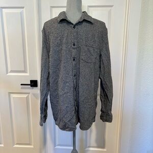 Grayers Heritage‎ Flannels Men's XL Shirt Heather Gray Heavy 100% Cotton